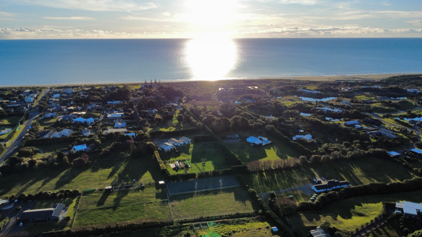 Aerial view of Peka Peka June 2025